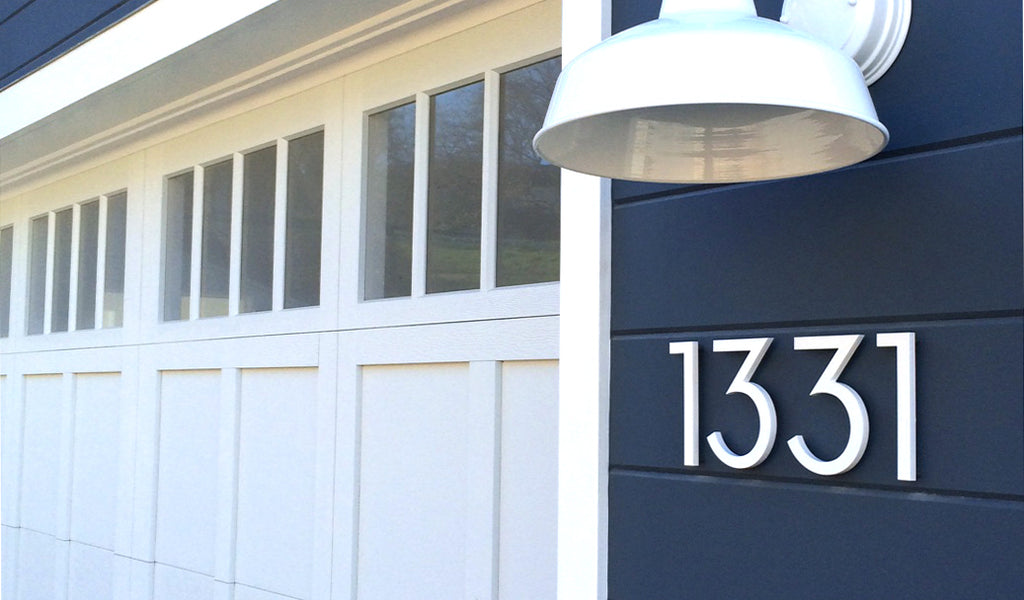 Park It: Stylish House Numbers | Modern House Numbers