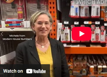 Image for the How to Choose the Right epoxy for Your Modern House Numbers: Video article