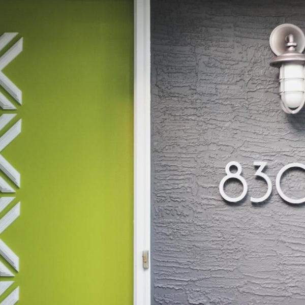 Where to Buy Modern House Numbers Without the Wait