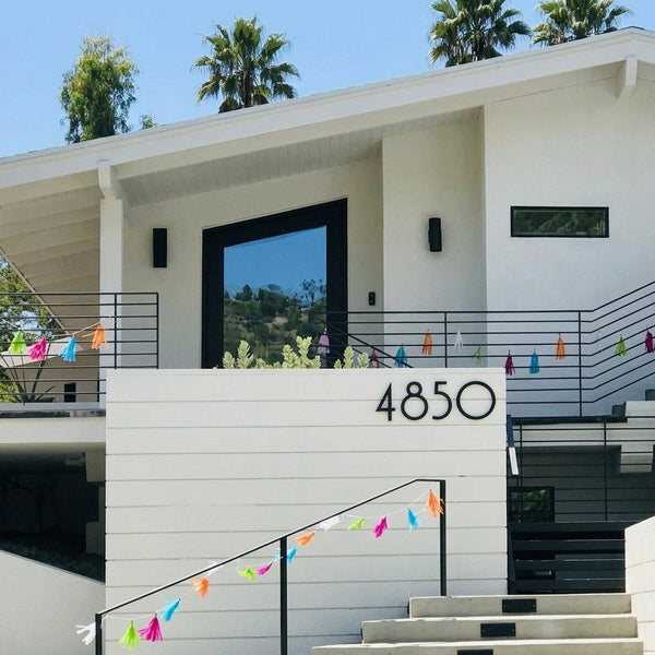Large House Numbers: Compare Styles & Materials