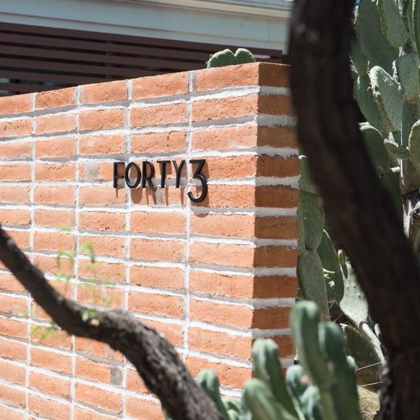 House Number Ideas for Brick - Mounting & Material Tips