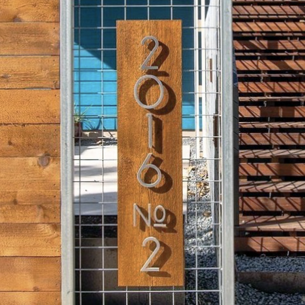 House Number Frame Styles: Tile, Metal & More