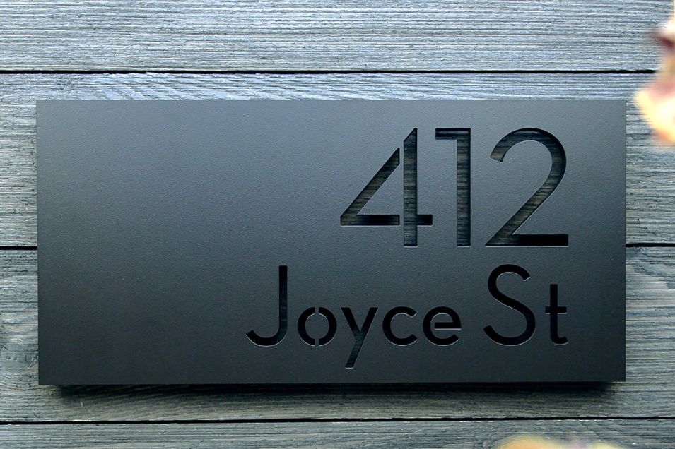 Custom Made Address Signs, Personalized Plaques, and Numbers