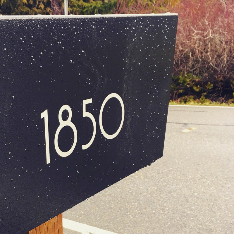 Mailbox shop number stickers