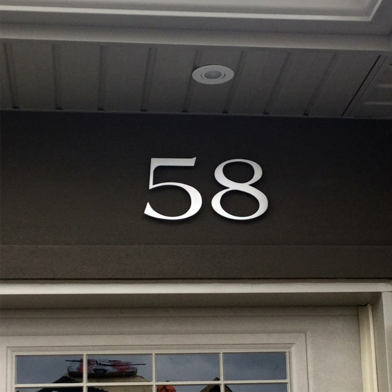 Modern House Numbers and Letters – QT Home Decor