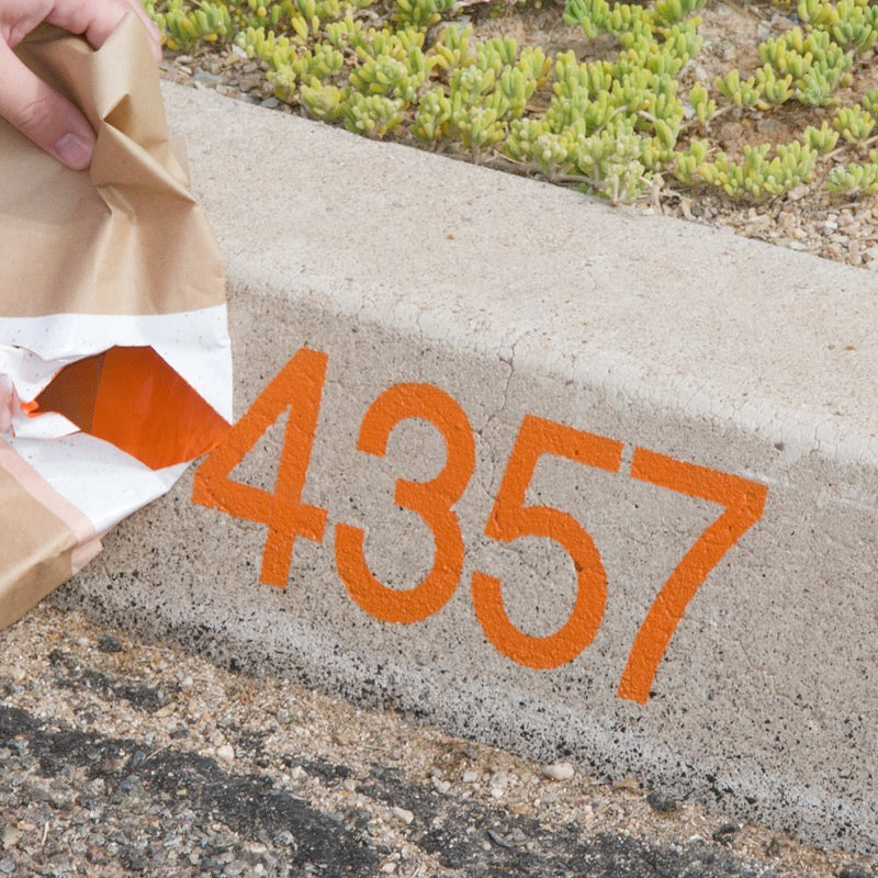 The Best Curb Address Stencil the-best-curb-address-stencil