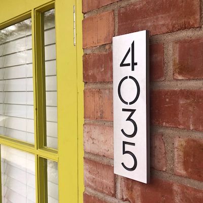 Wood Numbers - Indoor Wall Number Signs