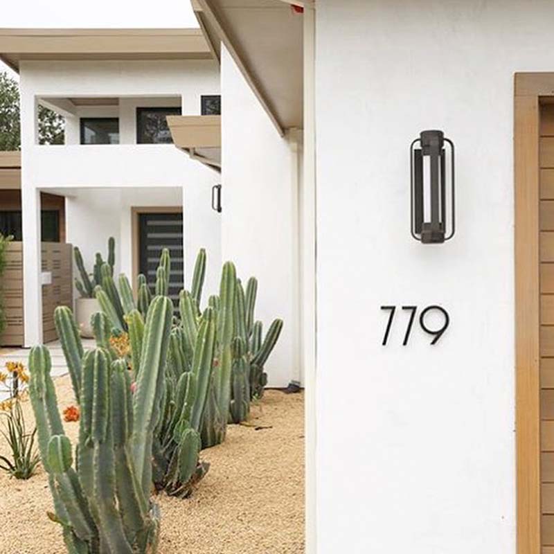Modern House Numbers | Custom Exterior Home Address Signs